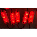 PAVE DE 3 LEDS ROUGE