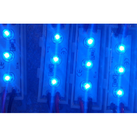 PAVE DE 3 LEDS BLEU