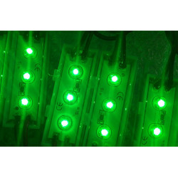 PAVE DE 3 LEDS VERT